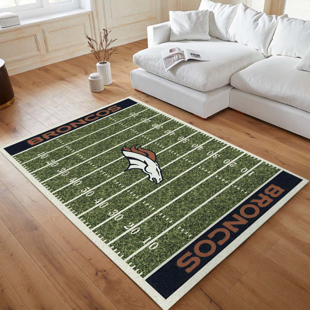 Denver Broncos Football Team NFL-Feld Teppich – Bild 2
