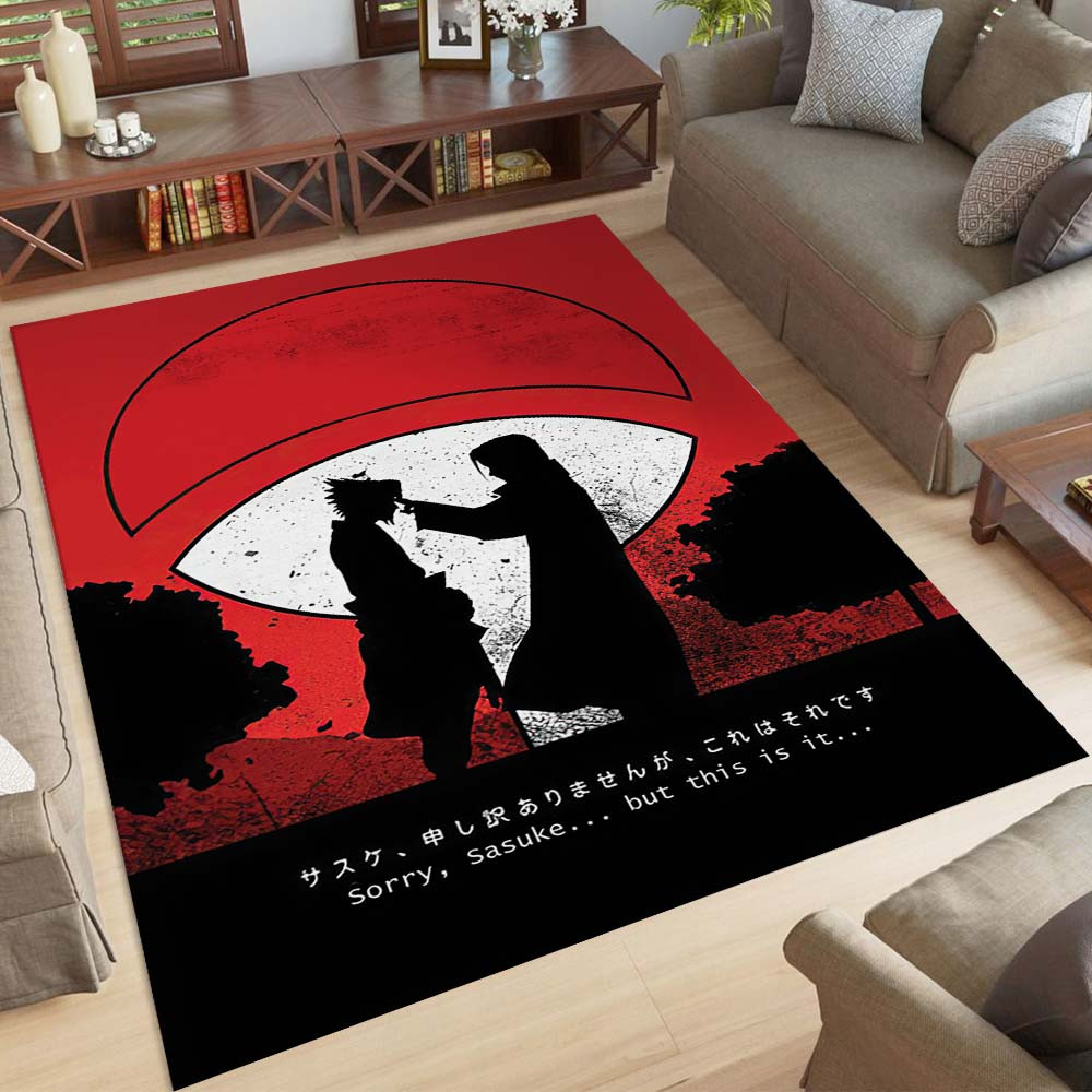 Die Brüder Itachi Uchiha und Sasuke Uchiha Teppich – Bild 2