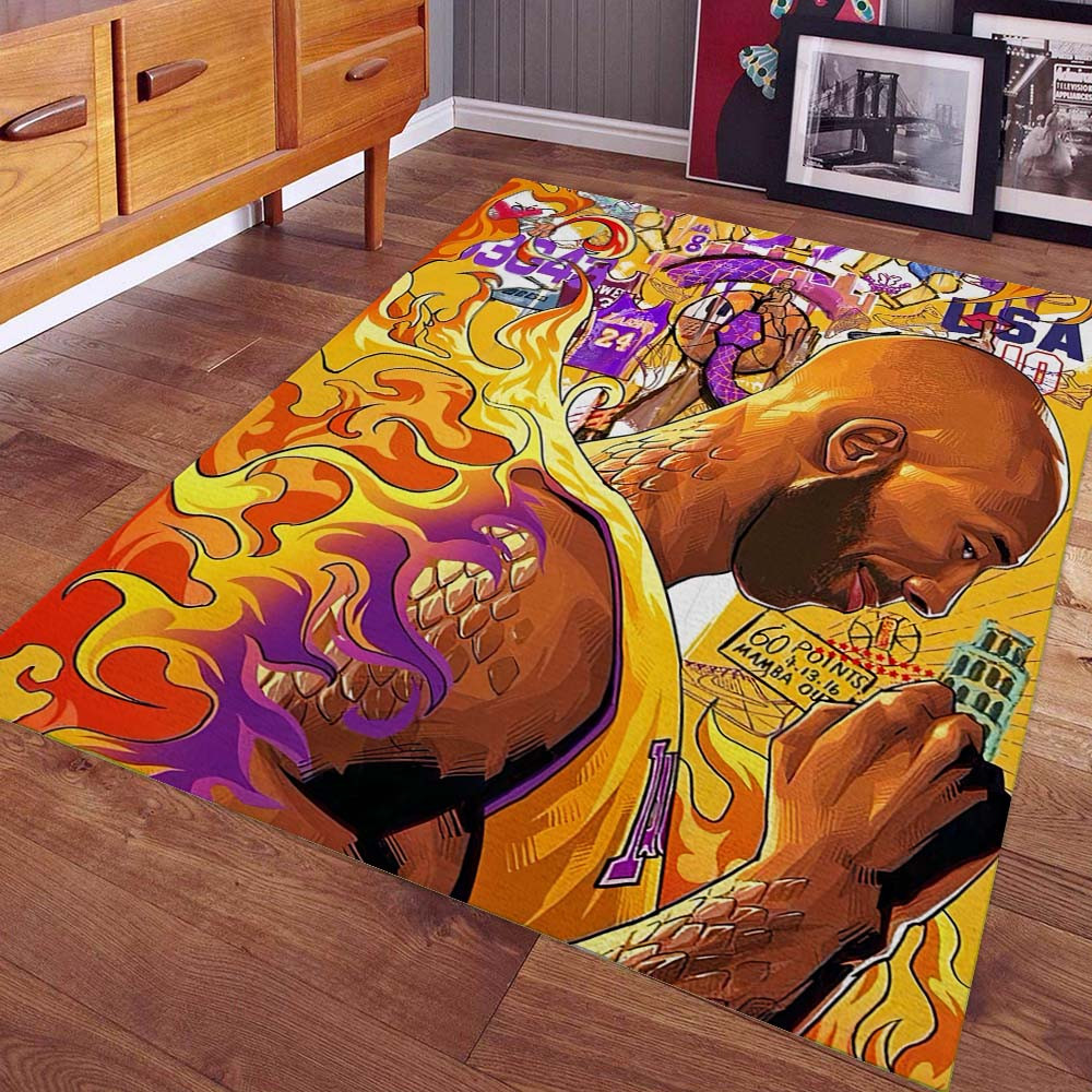 Kobe Bryant Basketball-Legende Los Angeles Lakers Teppich – Bild 2