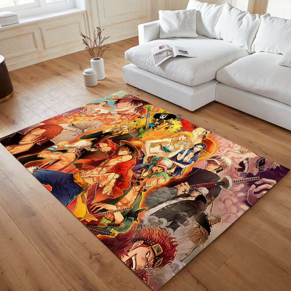 One Piece Luffy und alle Charaktere 02 Teppich – Bild 2