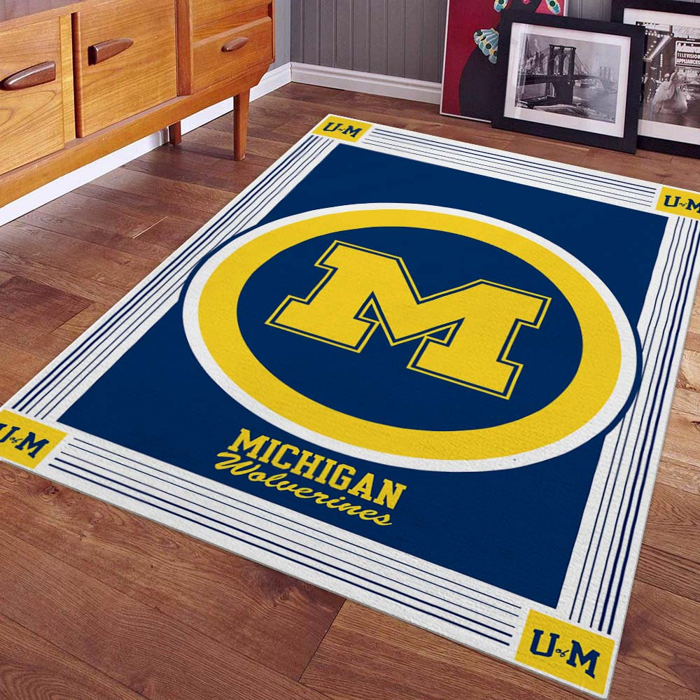 Michigan Wolverines Football Team NCAA006 Teppich – Bild 2