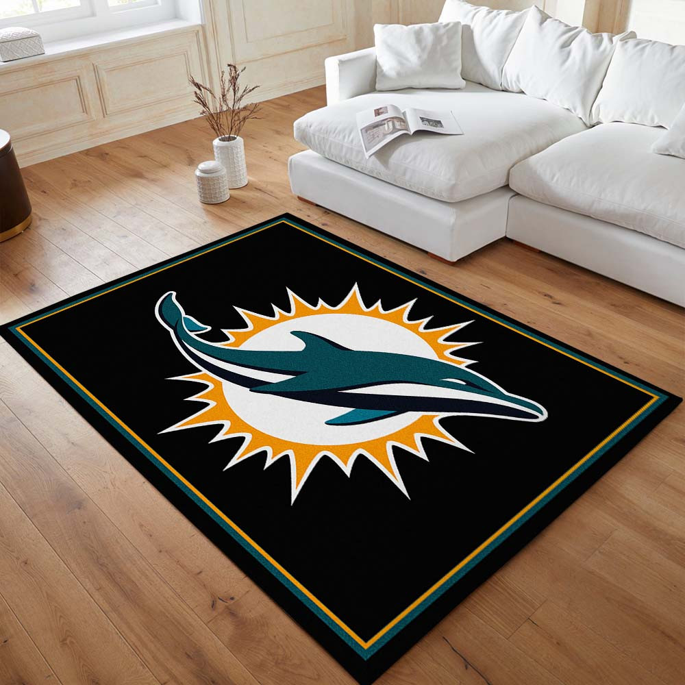 Teamgeist der Miami Dolphins NFL Football Teppich – Bild 2