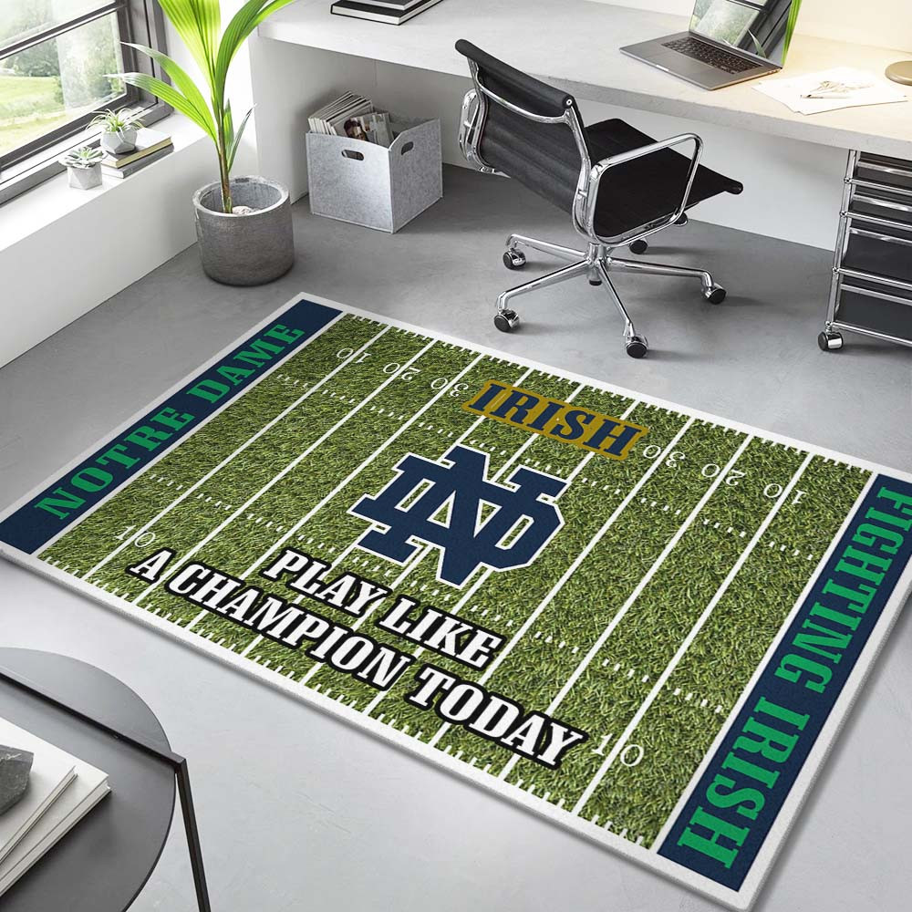 Notre Dame Fighting Irish Football Team NCAA002 Teppich – Bild 2