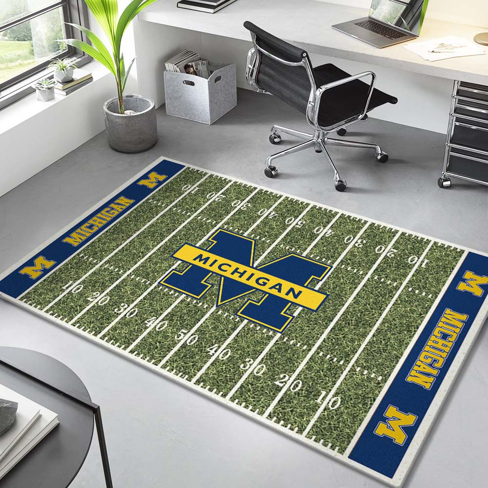 Michigan Wolverines Football Team NCAA001 Teppich – Bild 2