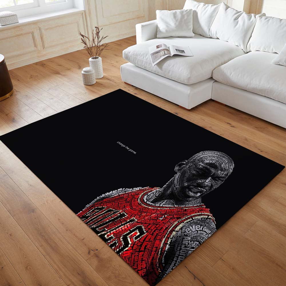 Michael Jordan legendärer Basketballspieler MJ017 Teppich – Bild 2