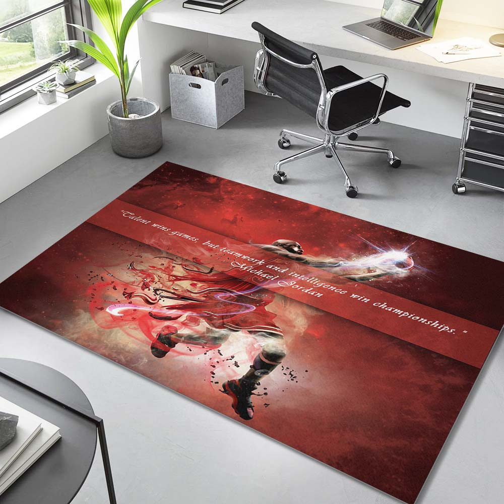 Michael Jordan legendärer Basketballspieler MJ003 Teppich – Bild 2