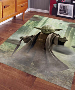 Alternative view of Yoda in Star Wars 2 Teppich