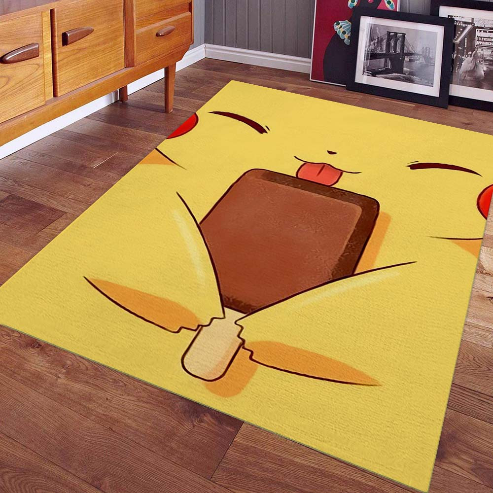 Pikachu-glückliches Gesicht Teppich – Bild 2