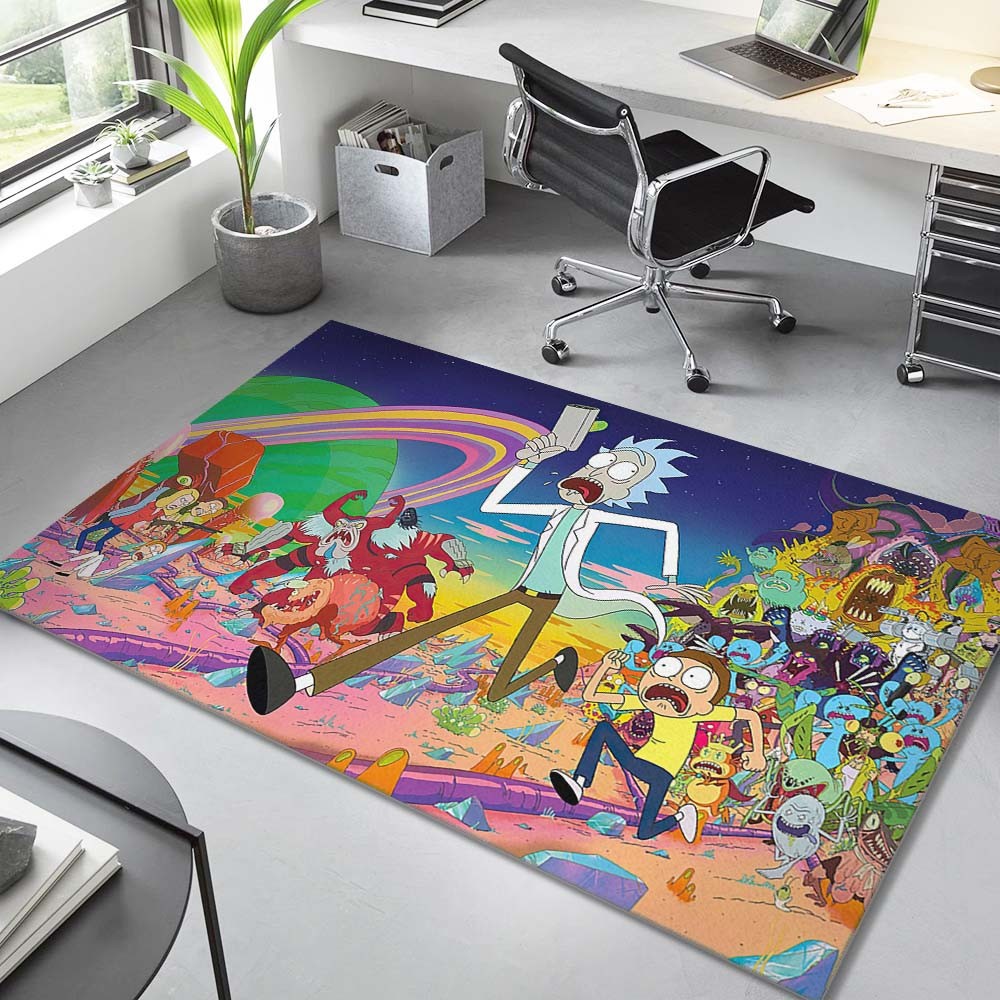 Rick und Morty Charaktere 1002 Teppich – Bild 2