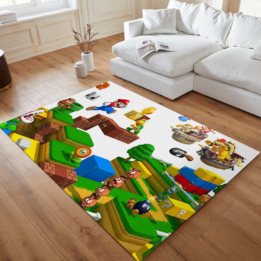 Super Mario Alle Charaktere 1008 Teppich – Bild 2