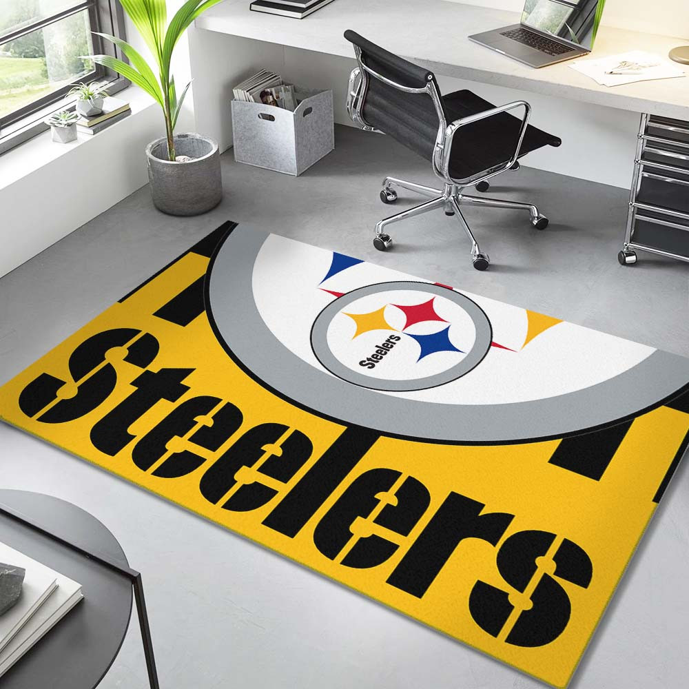 Pittsburgh Steelers Fußballmannschaft NFL003 Teppich – Bild 2