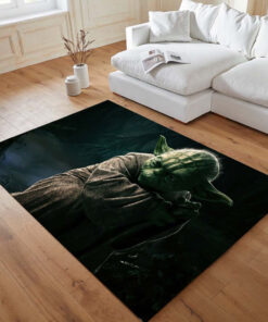 Alternative view of Yoda in Star Wars Teppich