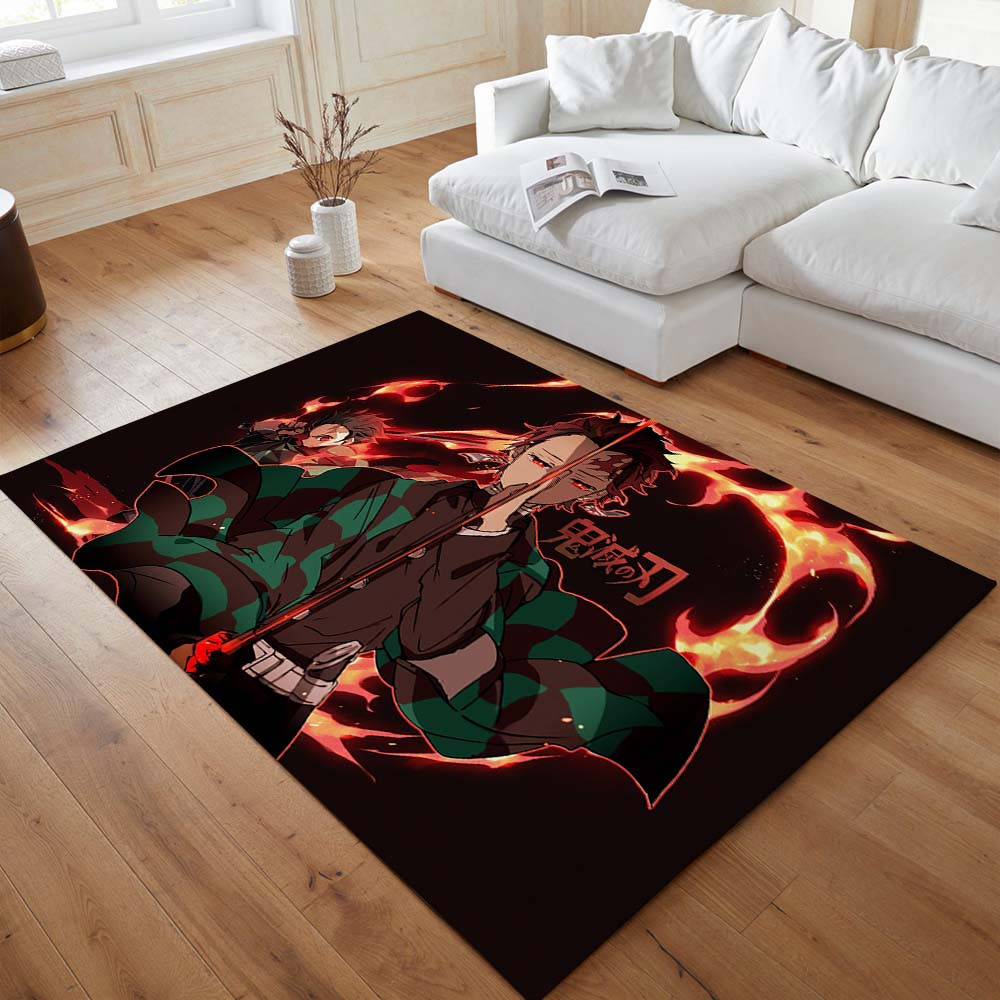 Tanjiro Demon Slayer Kimetsu no Yaiba 1002 Teppich – Bild 2