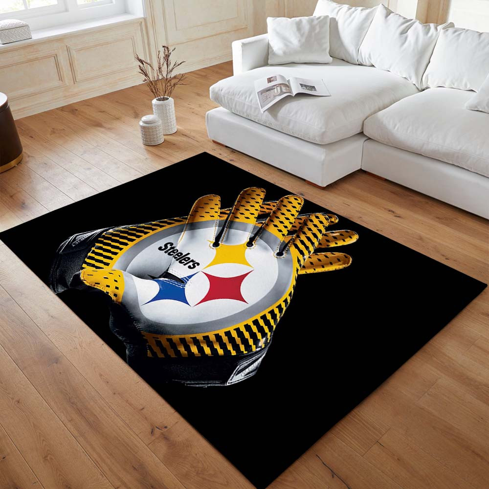Pittsburgh Steelers Fußballmannschaft NFL001 Teppich – Bild 2