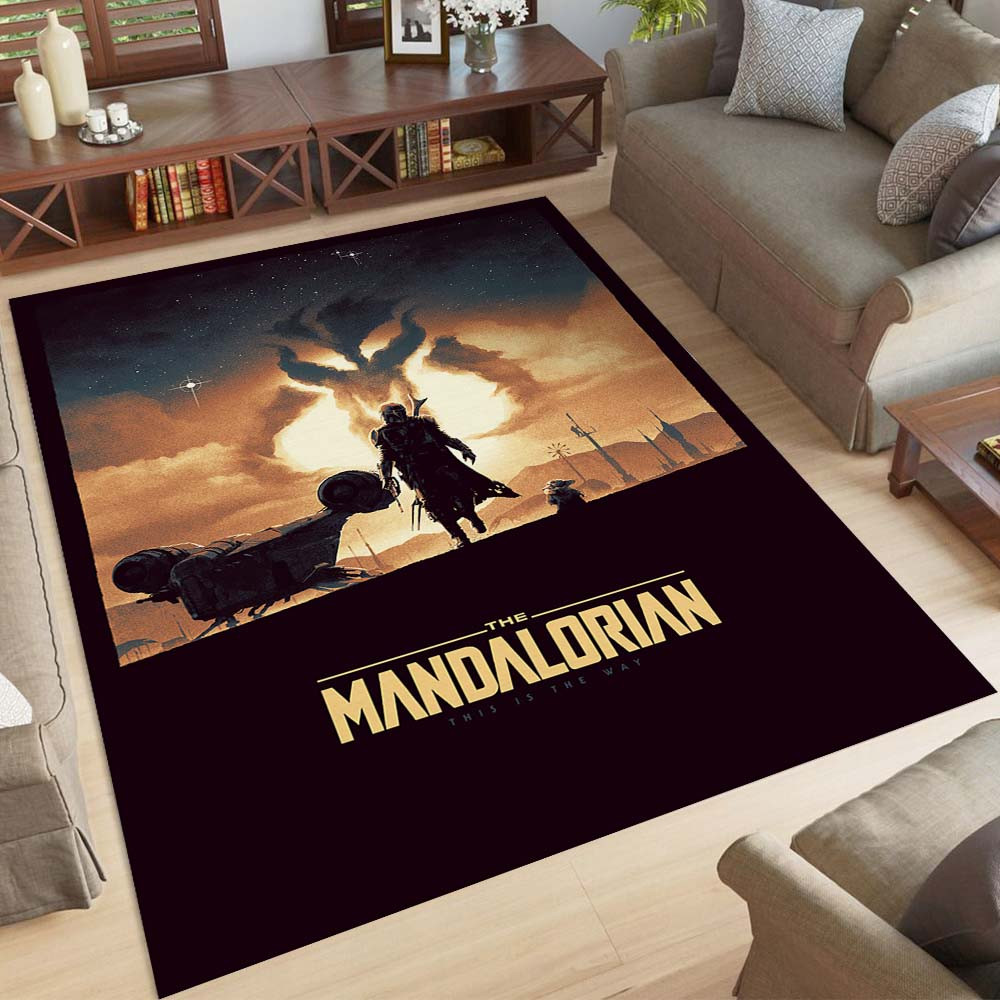 Das mandalorianische Baby Yoda 2 Teppich – Bild 2