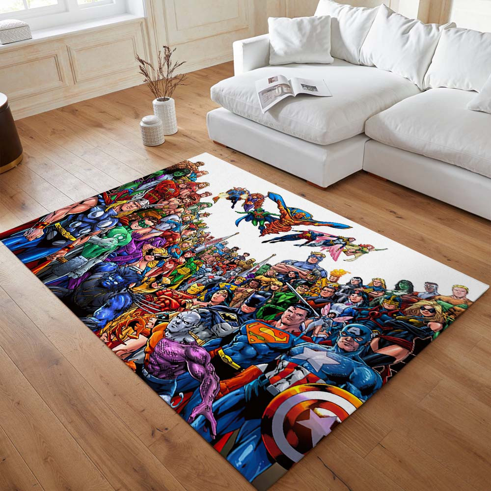 Superhelden DC und Marvel Teppich – Bild 2