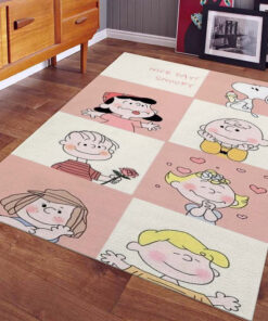 Alternative view of Snoopy alle Charaktere Teppich