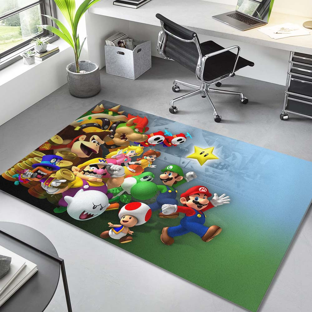 Super Mario Alle Charaktere 1010 Teppich – Bild 2