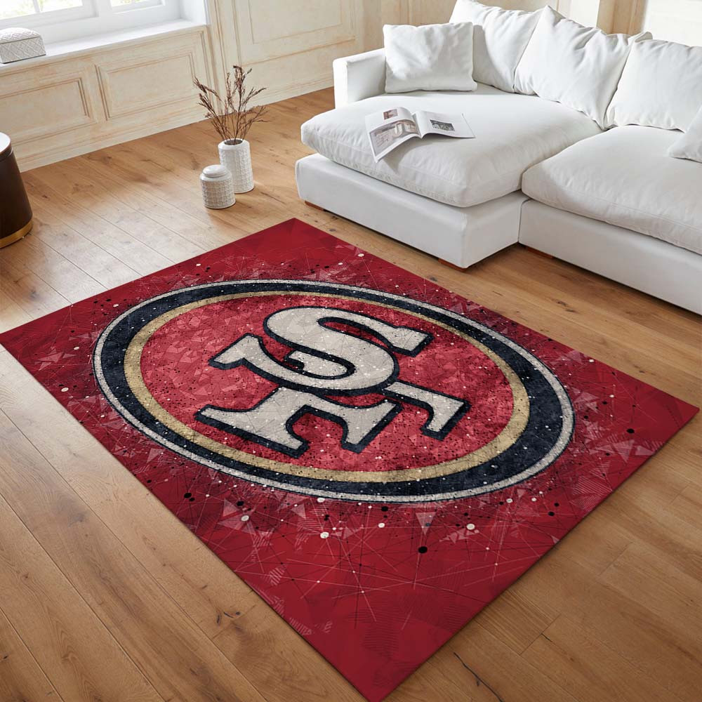 Fußballmannschaft San Francisco 49ers NFL007 Teppich – Bild 2