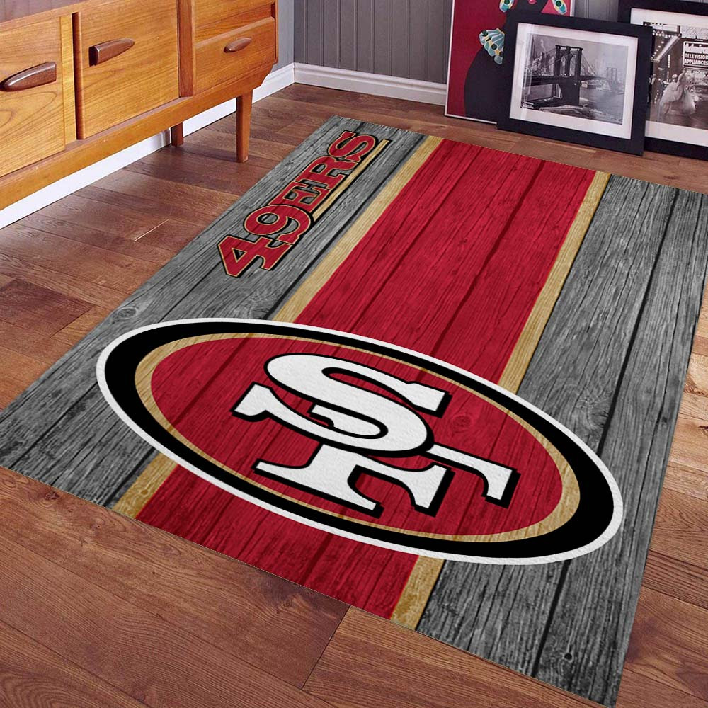 Fußballmannschaft San Francisco 49ers NFL008 Teppich – Bild 2