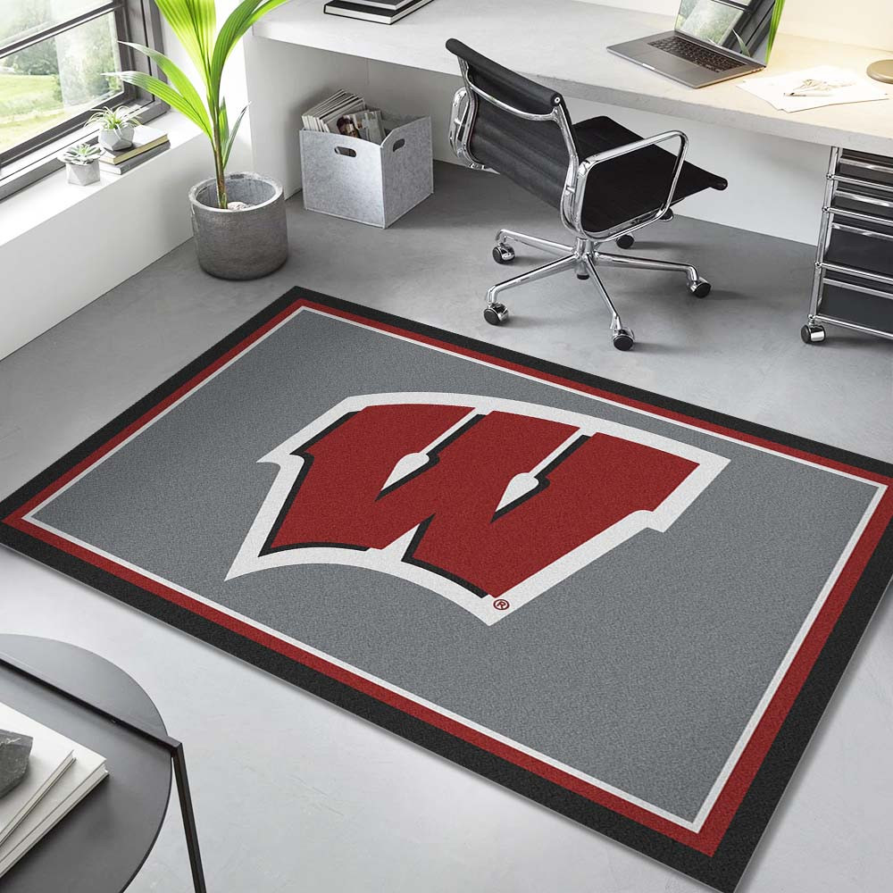 Teamgeist der Universität Wisconsin Teppich – Bild 2