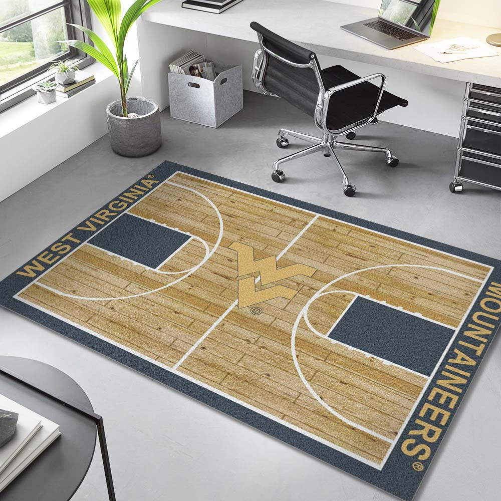Basketballplatz der West Virginia Mountaineers Teppich – Bild 2