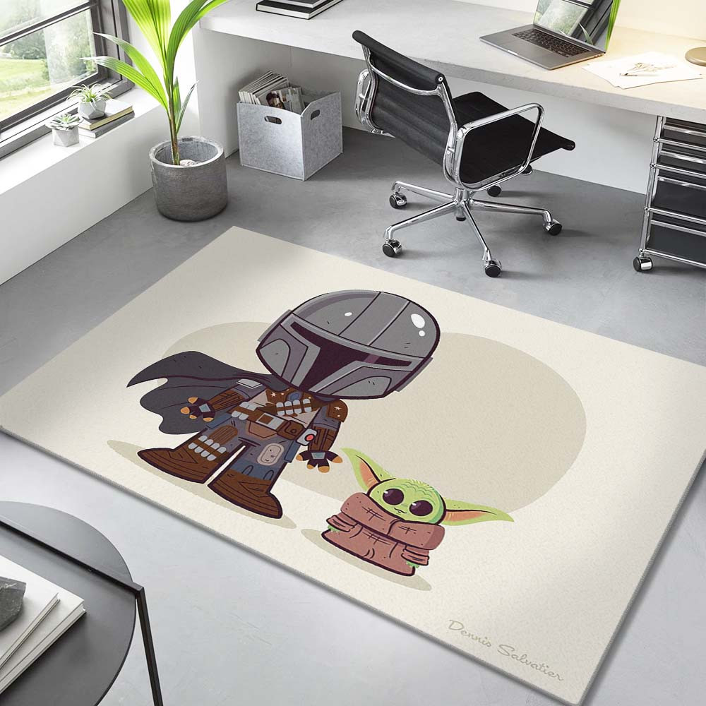 Das mandalorianische Baby Yoda 1 Teppich – Bild 2
