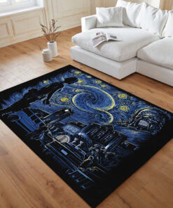 Alternative view of Van Gogh Sternennacht Resident Evil Schlafzimmer Teppich