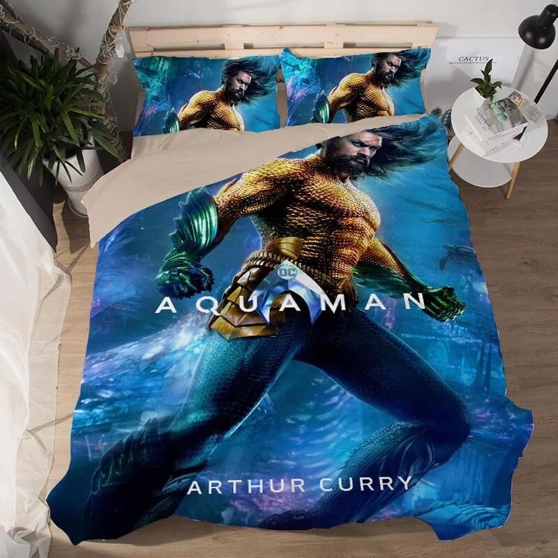 Aquaman Arthur Curry 2 Kinderbettwäsche - Bettwäsche