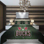 Basketball Bucks Milwaukee NBA 02 Kinderbettwäsche – Bettwäsche