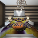Los Angeles Lakers 4 NBA Basketball Kinderbettwäsche – Bettwäsche