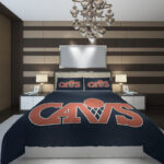 Basketball Cavaliers Cleveland NBA 02 Kinderbettwäsche – Bettwäsche
