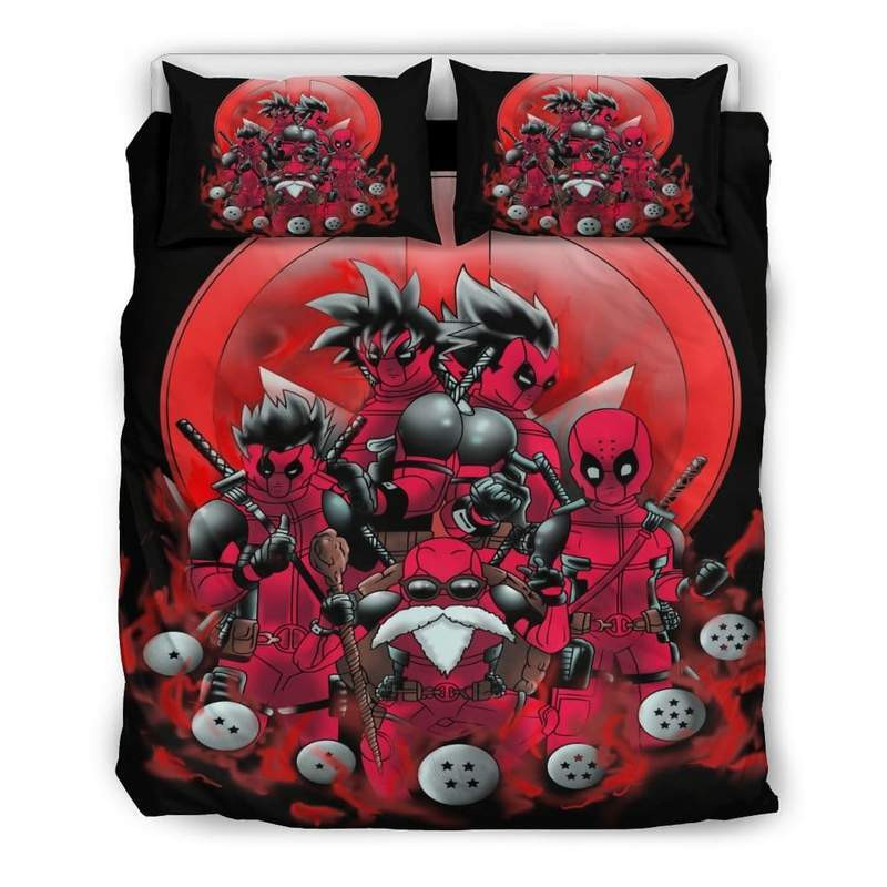 Deadpool Dragon ball lustig 48 Kinderbettwäsche - Bettwäsche
