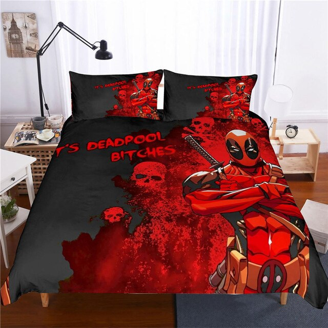 Marvel Deadpool 08 Kinderbettwäsche - Bettwäsche
