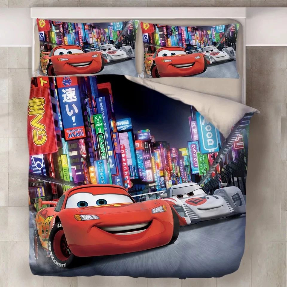 Lightning McQueen 9 Kinderbettwäsche - Bettwäsche
