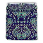 Blaues Boho Paisley Kinderbettwäsche – Bettwäsche