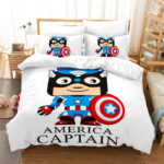 Captain America Chibi Kinderbettwäsche – Bettwäsche