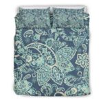Blauer Himmel Paisley Boho Kinderbettwäsche – Bettwäsche