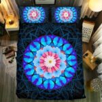 Blaues Schmetterlings Mandala 0928 Kinderbettwäsche – Bettwäsche