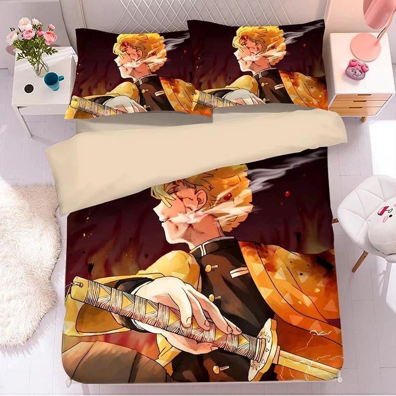 Demon Slayer Kimetsu No Yaiba 13 Kinderbettwäsche - Bettwäsche