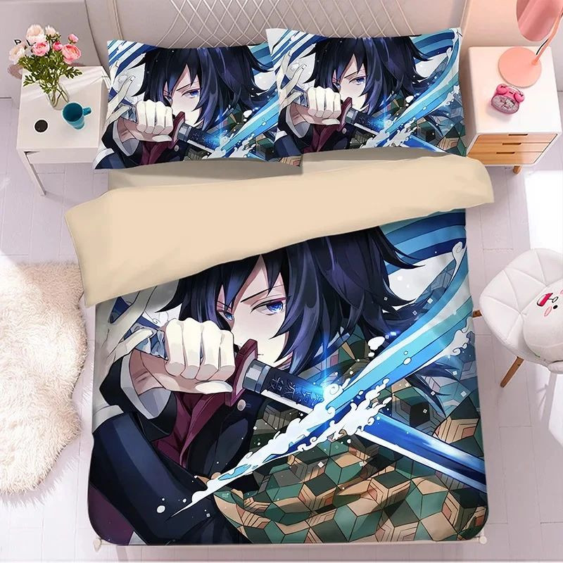 Demon Slayer Kimetsu No Yaiba 3 Kinderbettwäsche - Bettwäsche