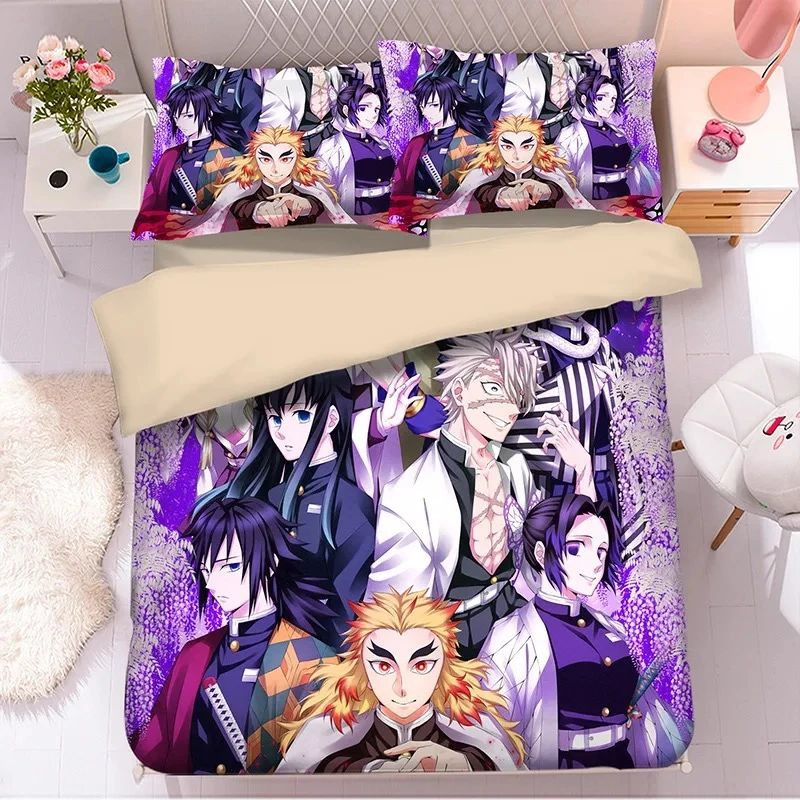 Demon Slayer Kimetsu No Yaiba 9 Kinderbettwäsche - Bettwäsche
