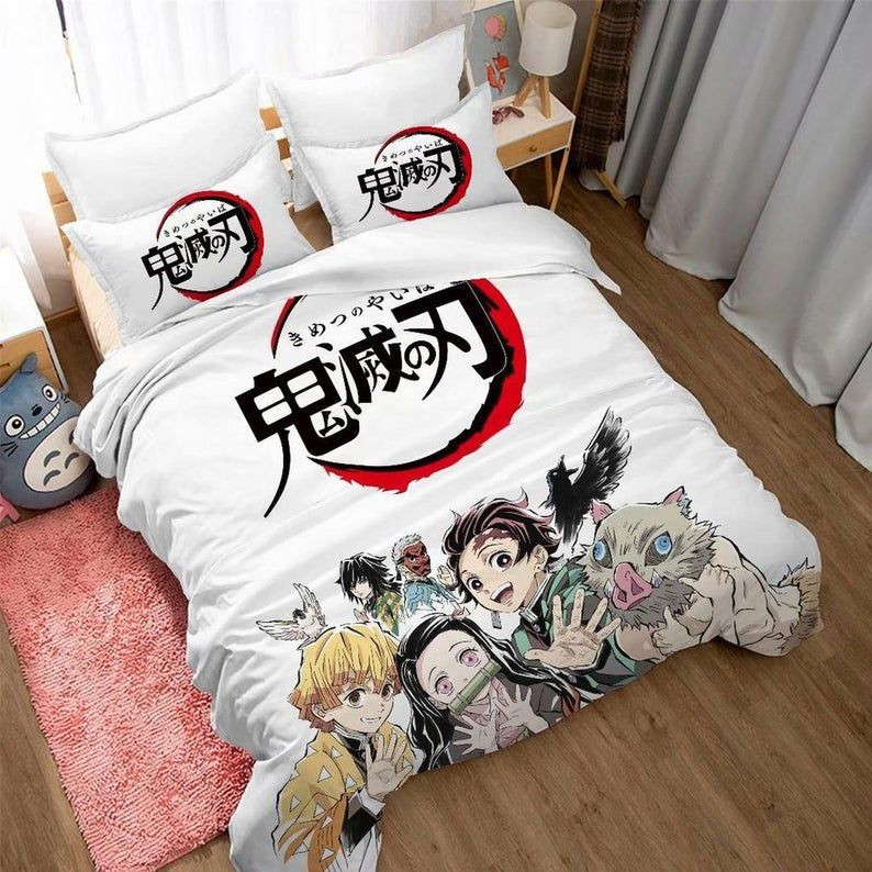 Kimetsu No Yaiba Anime Dämon Kinderbettwäsche - Bettwäsche