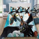 Drachenzähmen leicht gemacht   Dragons 3 Die verborgene Welt 8 Kinderbettwäsche – Bettwäsche