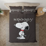 Lustiger Snoopy Lustiger Erdnuss Snoopy Schlaf Kinderbettwäsche – Bettwäsche