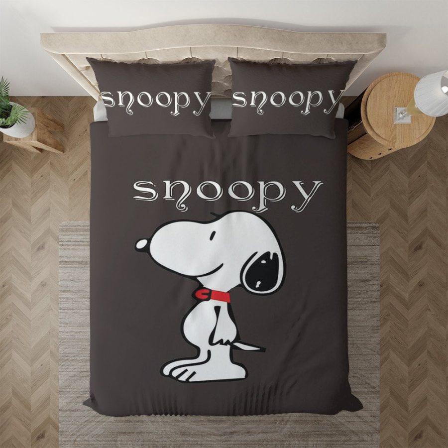 Lustiger Snoopy Lustiger Erdnuss Snoopy Schlaf Kinderbettwäsche - Bettwäsche – Bild 3