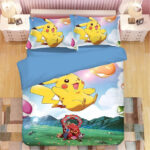 Pikachu 3 Pokémon und Freunde Kinderbettwäsche – Bettwäsche