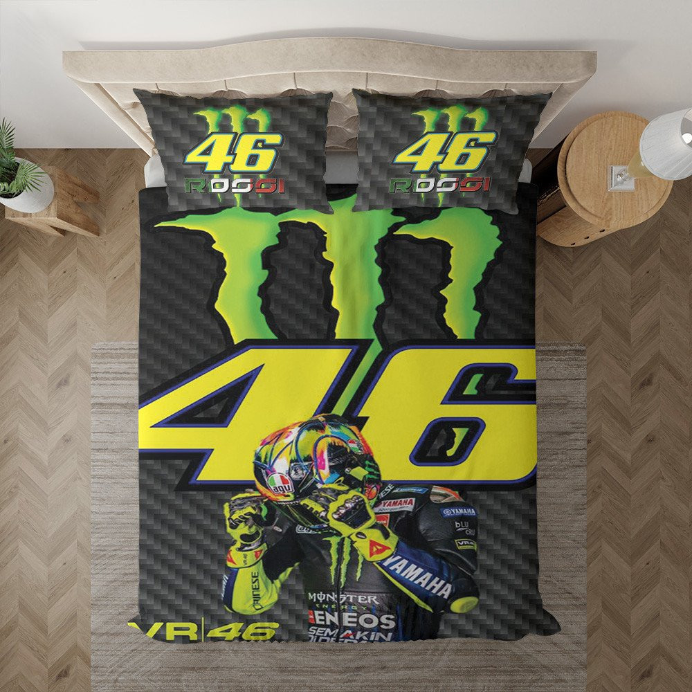 Valentino Rossi Motorradrennen 03 Kinderbettwäsche - Bettwäsche