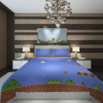 Nintendo Retro Spiele Super Mario Kinderbettwäsche – Bettwäsche