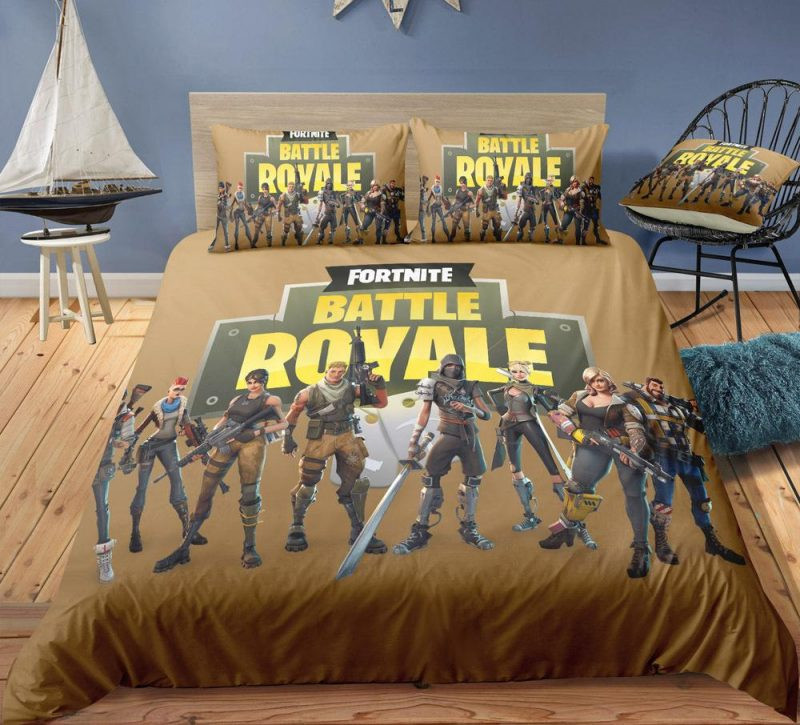 Battle Royale Fortnite Gamer Alle Charaktere 04 Kinderbettwäsche - Bettwäsche